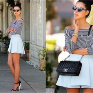 Mint one line skirt/ XS